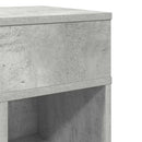 vidaXL 2 db betonszürke éjjeliszekrény fiókkal 25 x 31 x 66 cm