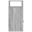 vidaXL 2 db szürke sonoma színű éjjeliszekrény fiókkal 25x31x66 cm