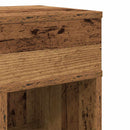 vidaXL antik fa színű éjjeliszekrény fiókkal 25x31x66 cm