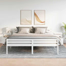 vidaXL 2 db-os éjjeliszekrény 2 fiókkal, fehér, 40 x 36,5 x 62 cm