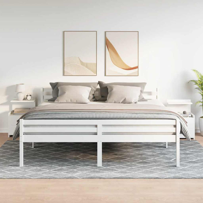 vidaXL 2 db-os éjjeliszekrény 2 fiókkal, fehér, 40 x 36,5 x 62 cm