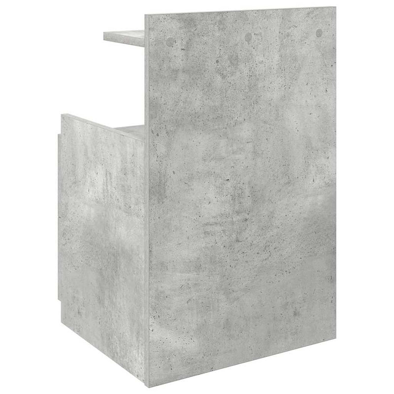 vidaXL 2 fiókos éjjeliszekrény betonszürke 40 x 36,5 x 62 cm