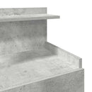 vidaXL 2 fiókos éjjeliszekrény betonszürke 40 x 36,5 x 62 cm