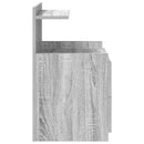 vidaXL 2 db-os szürke Sonoma színű éjjeliszekrény 2 fiókkal 40 x 36,5 x 62 cm