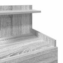 vidaXL 2 db-os szürke Sonoma színű éjjeliszekrény 2 fiókkal 40 x 36,5 x 62 cm