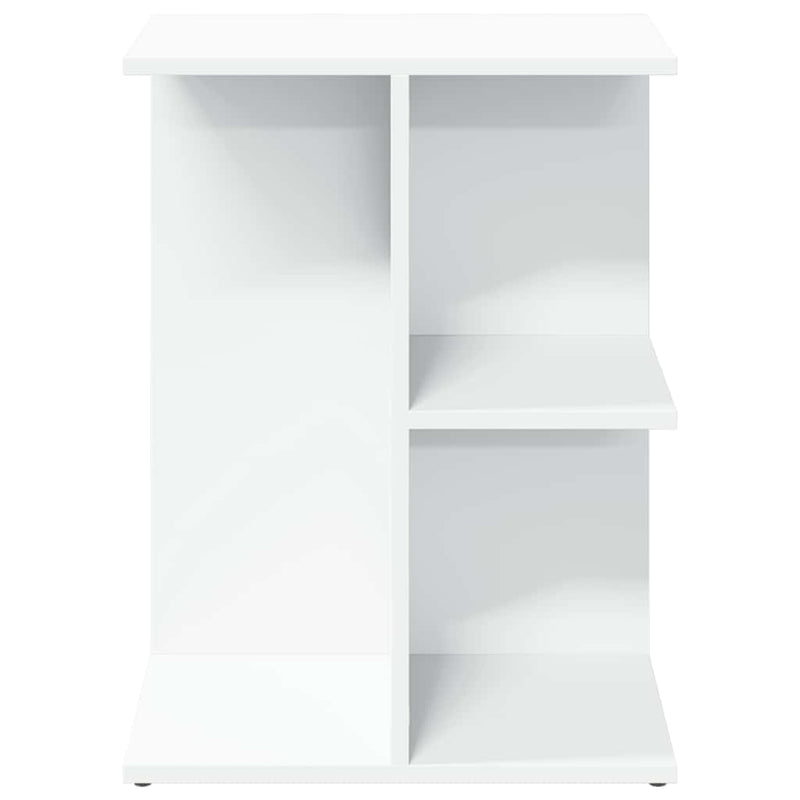 vidaXL fehér szerelt fa ágy melletti asztal 46,5x29x61 cm