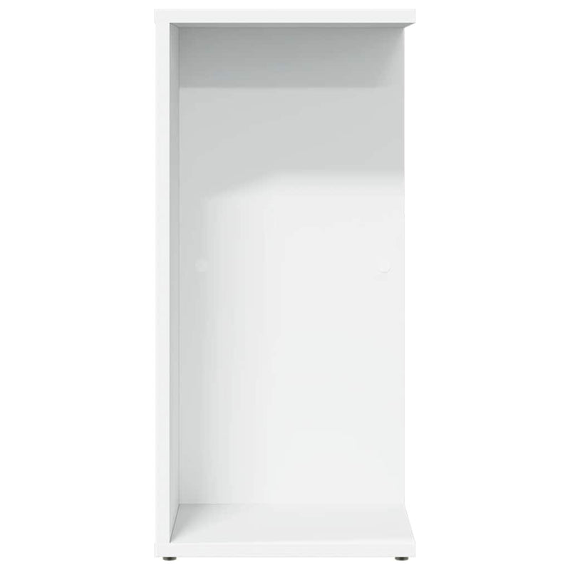vidaXL fehér szerelt fa ágy melletti asztal 46,5x29x61 cm