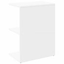 vidaXL fehér szerelt fa ágy melletti asztal 46,5x29x61 cm
