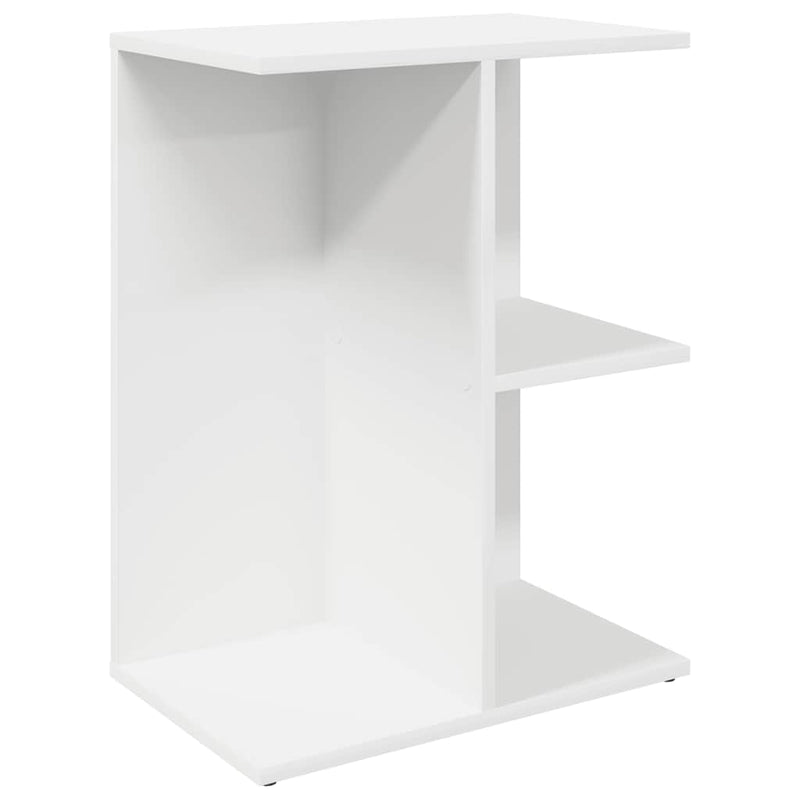 vidaXL éjjeliszekrények 2 db fehér 46,5x29x61 cm gépelt fa