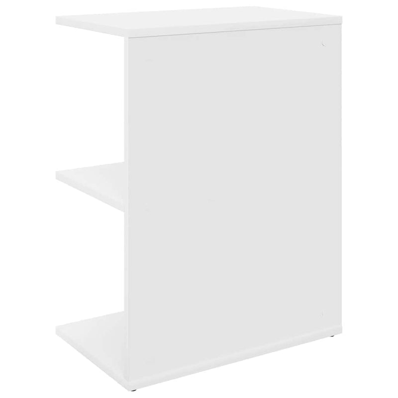 vidaXL éjjeliszekrények 2 db fehér 46,5x29x61 cm gépelt fa