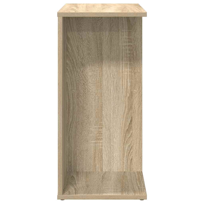 vidaXL 2 db sonoma tölgy színű szerelt fa éjjeliszekrény 46,5x29x61 cm