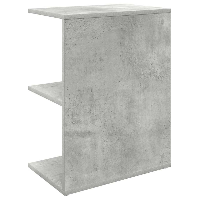 vidaXL betonszürke szerelt fa éjjeliszekrény 46,5x29x61 cm