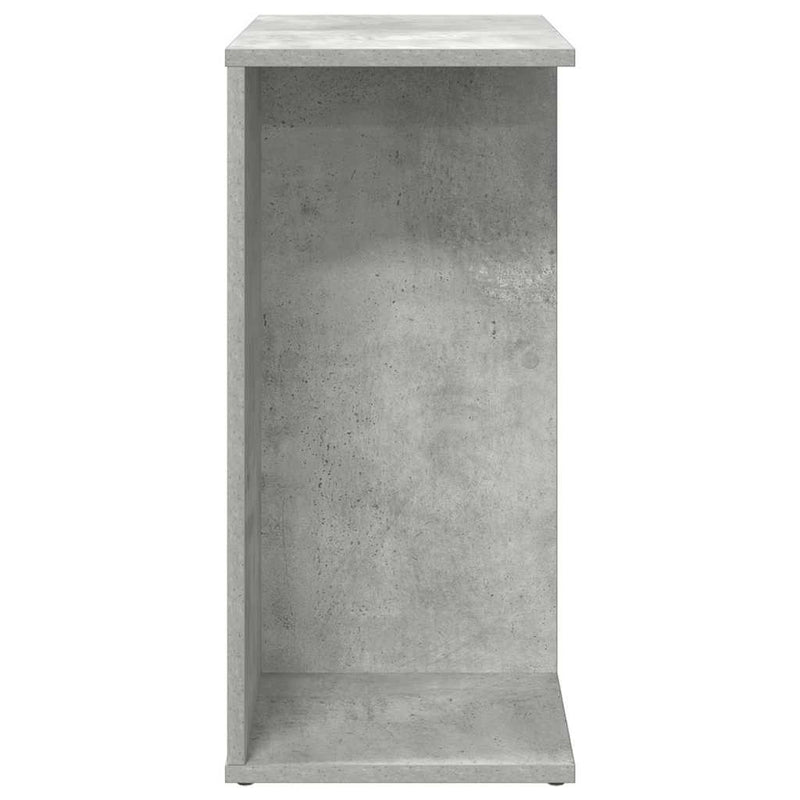 vidaXL éjjeliszekrények 2 db beton szürke gépi forgácsolt fa