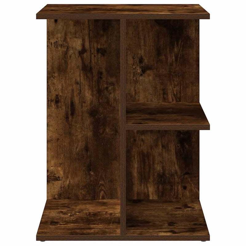 vidaXL 2 db füstös tölgy színű szerelt fa éjjeliszekrény 46,5x29x61 cm