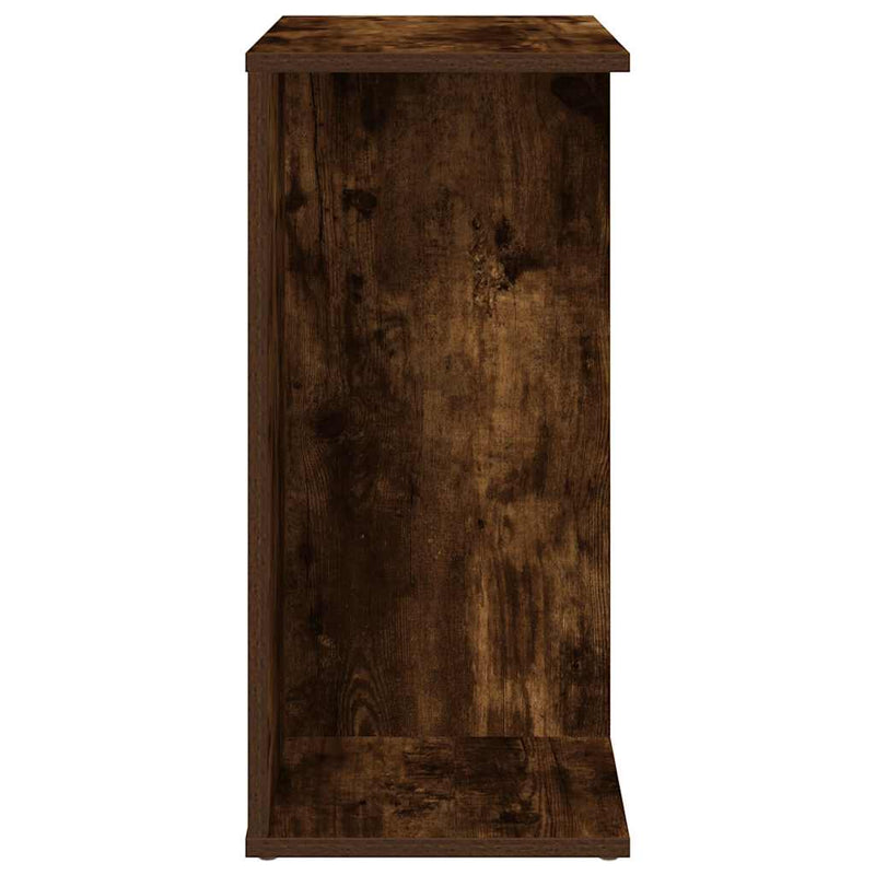 vidaXL 2 db füstös tölgy színű szerelt fa éjjeliszekrény 46,5x29x61 cm
