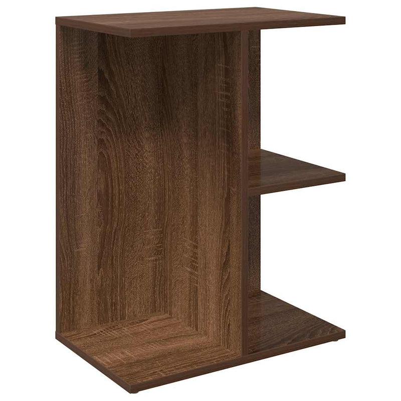vidaXL éjjeliszekrény barna tölgyfa 46,5x29x61 cm gépi forgácsolt fa