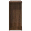 vidaXL éjjeliszekrény barna tölgyfa 46,5x29x61 cm gépi forgácsolt fa