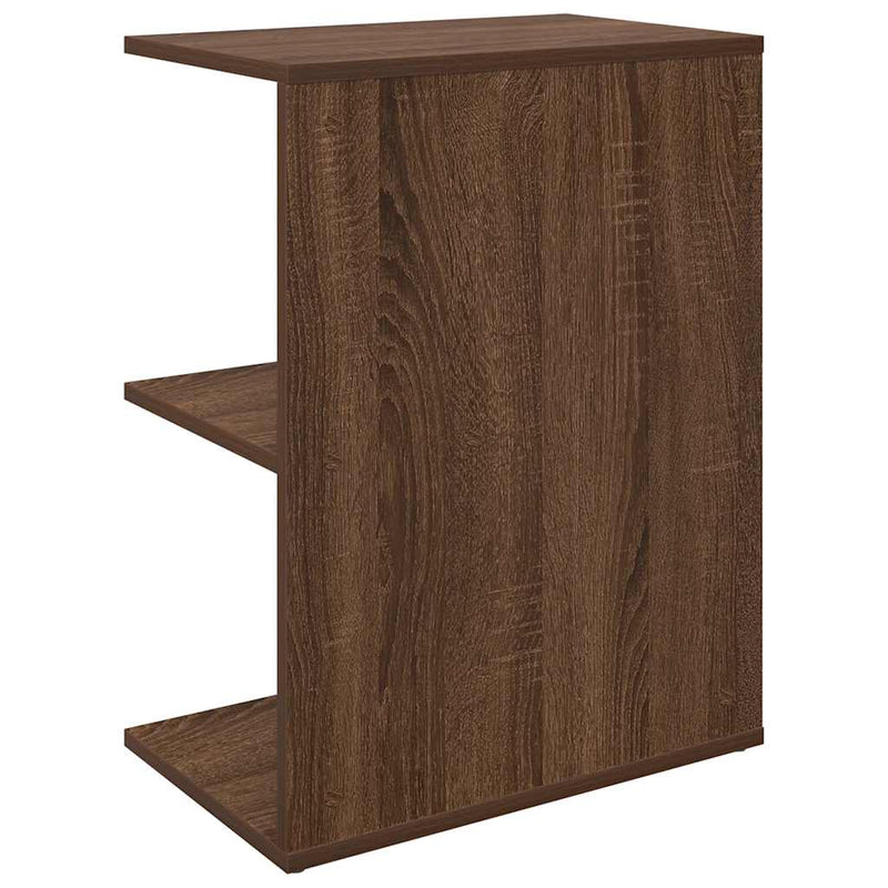 vidaXL éjjeliszekrény barna tölgyfa 46,5x29x61 cm gépi forgácsolt fa