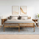 vidaXL éjjeliszekrények 2 db régi fa 46,5x29x61 cm gépelt fa