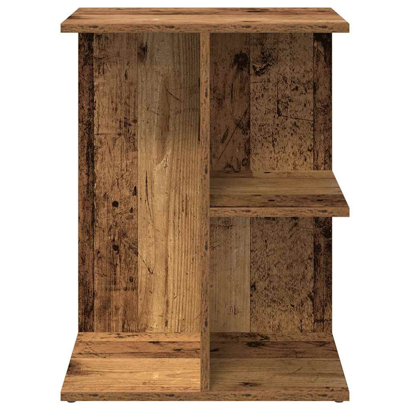 vidaXL éjjeliszekrények 2 db régi fa 46,5x29x61 cm gépelt fa