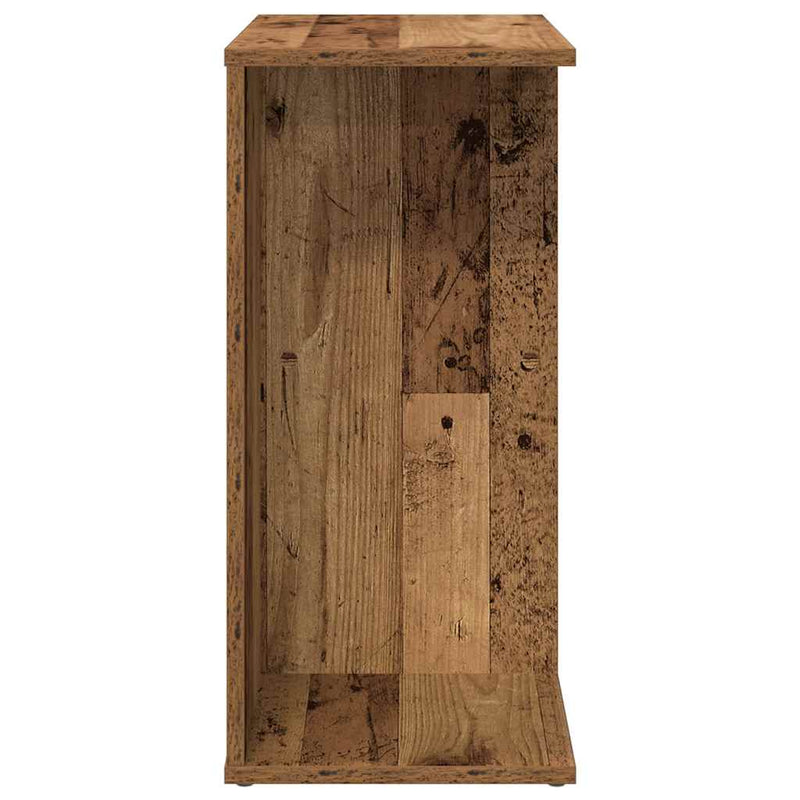 vidaXL éjjeliszekrények 2 db régi fa 46,5x29x61 cm gépelt fa
