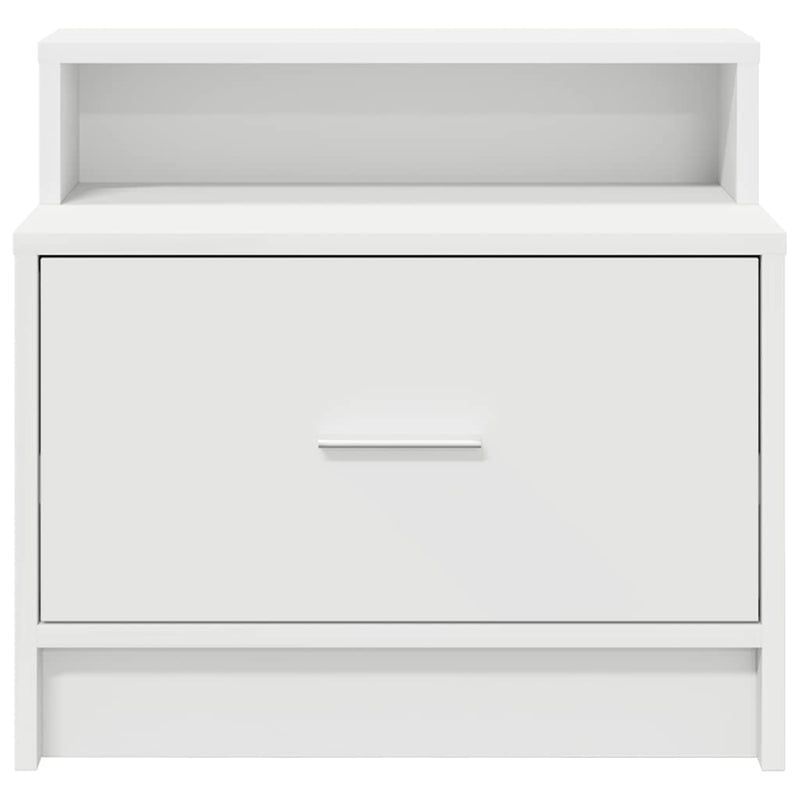 vidaXL éjjeliszekrények fiókos 2 db fehér 51 x 31 x 47 cm