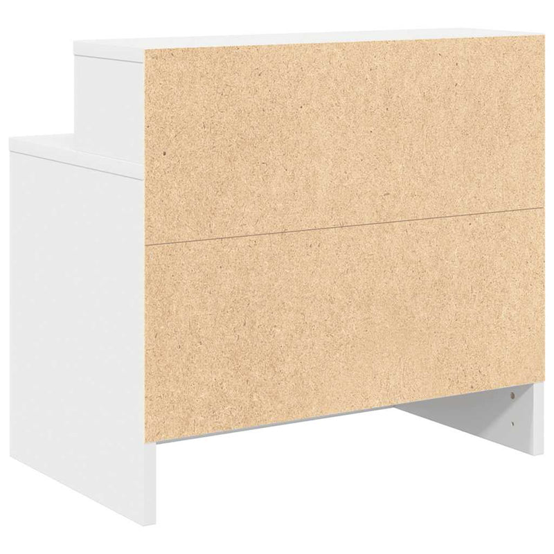 vidaXL éjjeliszekrények fiókos 2 db fehér 51 x 31 x 47 cm