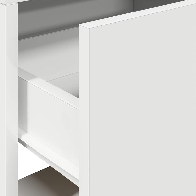 vidaXL éjjeliszekrények fiókos 2 db fehér 51 x 31 x 47 cm