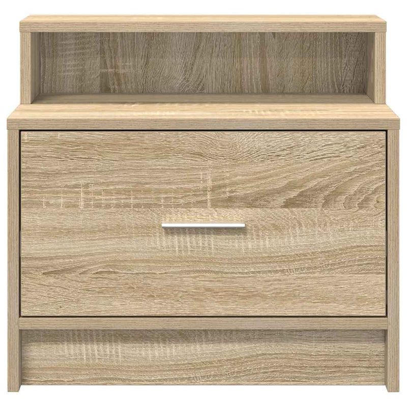 vidaXL éjjeliszekrények fiókkal 2 db sonoma tölgy 51 x 31 x 47 cm