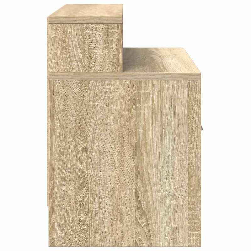 vidaXL éjjeliszekrények fiókkal 2 db sonoma tölgy 51 x 31 x 47 cm
