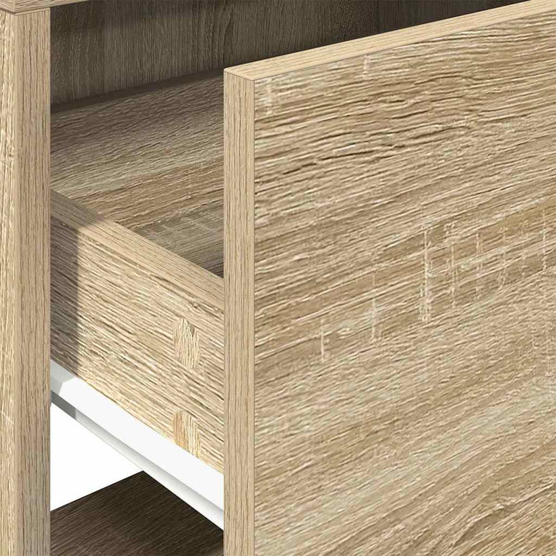 vidaXL éjjeliszekrények fiókkal 2 db sonoma tölgy 51 x 31 x 47 cm