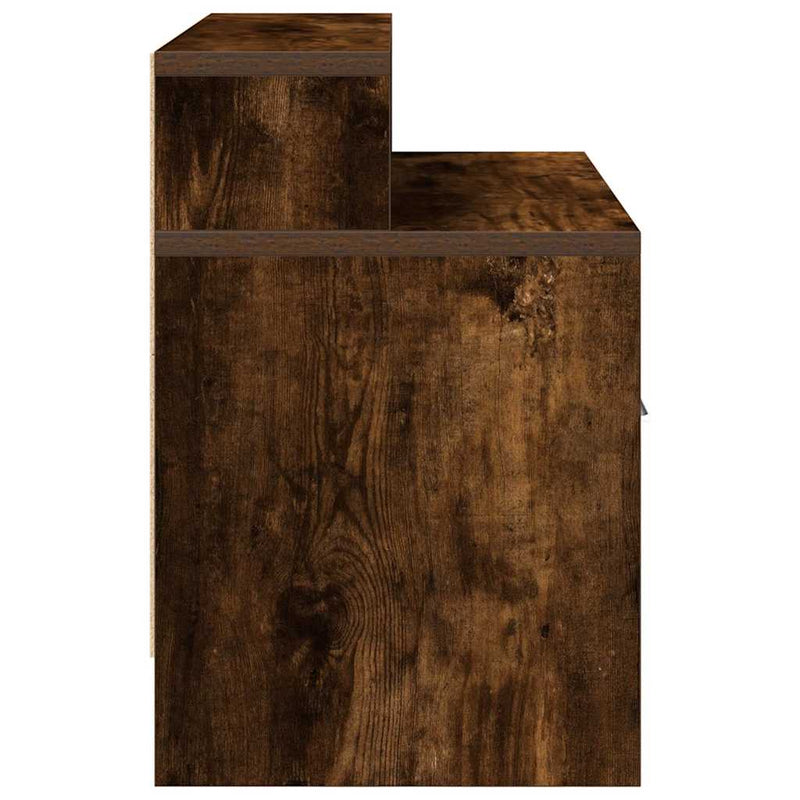 vidaXL éjjeliszekrények fiókos 2 db füstölt tölgy 51 x 31 x 47 cm