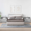 vidaXL éjjeliszekrények fiókos 2 db szürke sonoma 51 x 31 x 47 cm