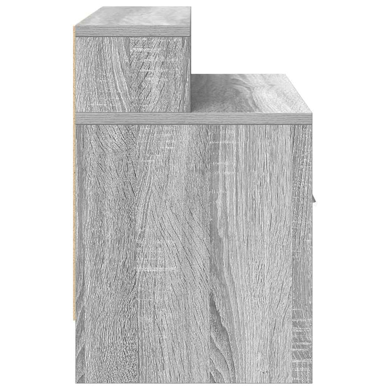 vidaXL éjjeliszekrények fiókos 2 db szürke sonoma 51 x 31 x 47 cm