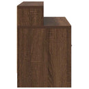 vidaXL éjjeliszekrények fiókos 2 db barna tölgy 51 x 31 x 47 cm