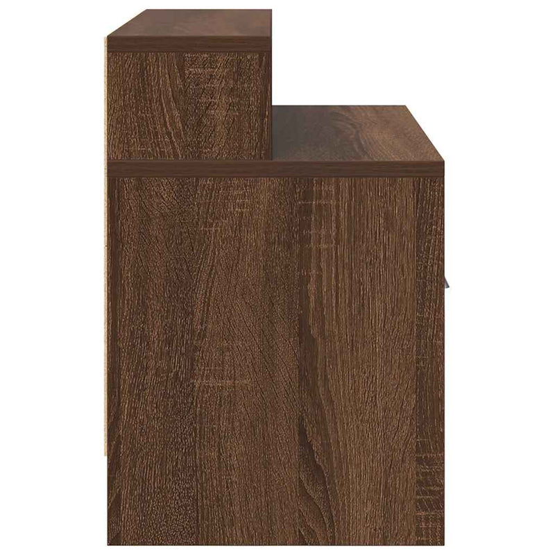 vidaXL éjjeliszekrények fiókos 2 db barna tölgy 51 x 31 x 47 cm