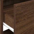 vidaXL éjjeliszekrények fiókos 2 db barna tölgy 51 x 31 x 47 cm