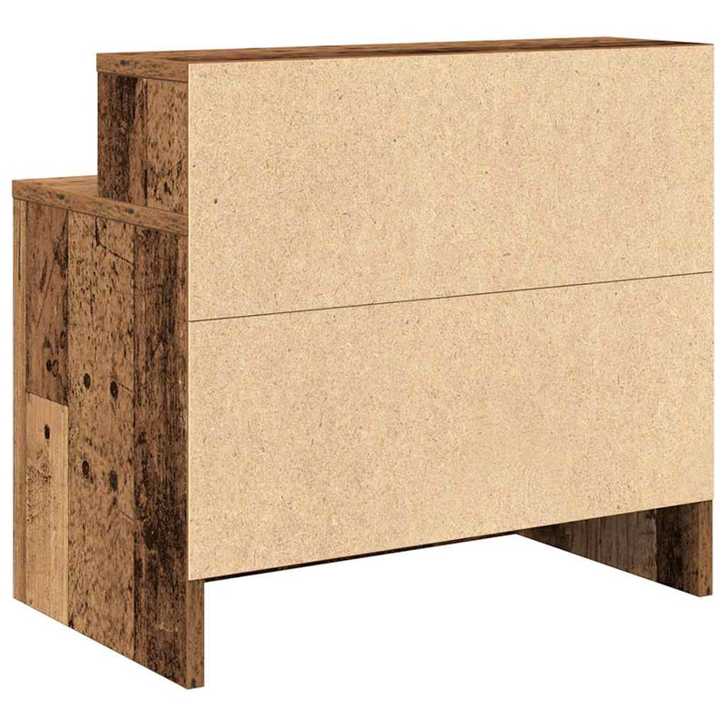 vidaXL antik fa színű éjjeliszekrény fiókkal 51 x 31 x 47 cm