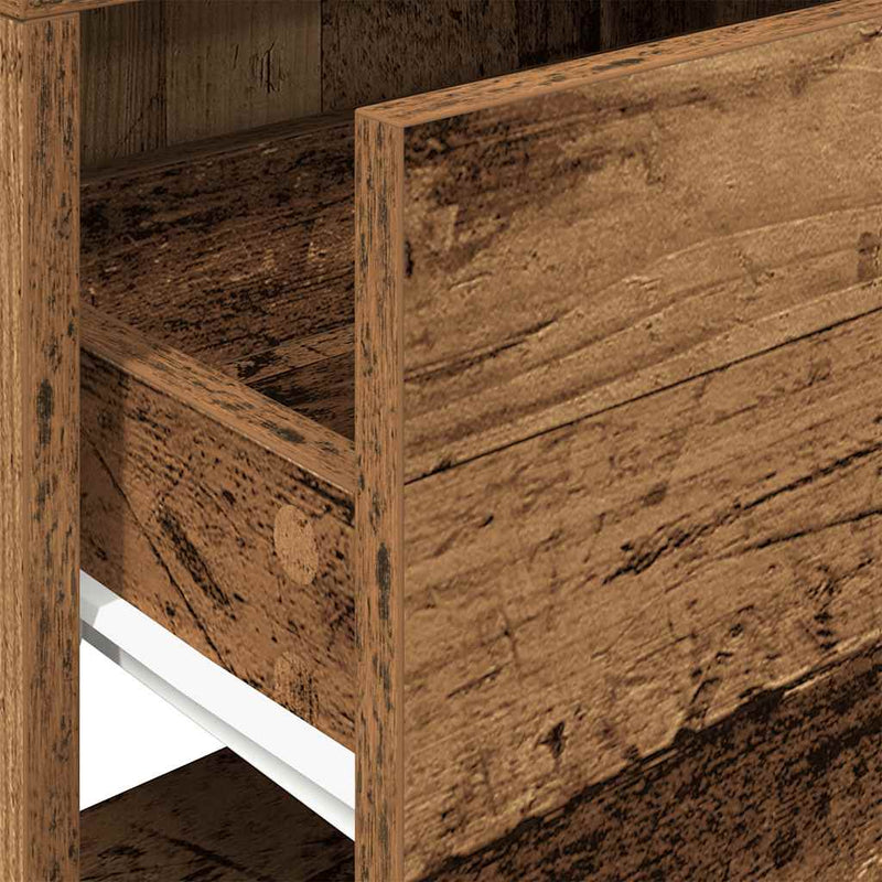 vidaXL antik fa színű éjjeliszekrény fiókkal 51 x 31 x 47 cm