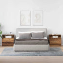 vidaXL éjjeliszekrények fiókkal 2 db régi fa 51 x 31 x 47 cm