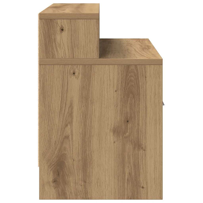 vidaXL éjjeliszekrények fiókkal 2 db artisan tölgy 51 x 31 x 47 cm