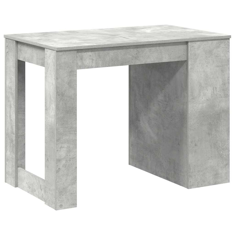 vidaXL íróasztal fiókkal és polccal betonszürke 102x62x77,5 cm műfa