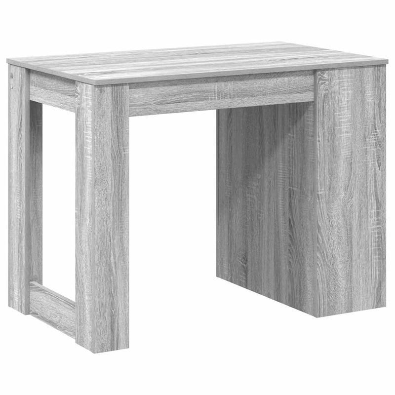 vidaXL íróasztal fiókkal és polccal szürke sonoma 102x62x77,5 cm