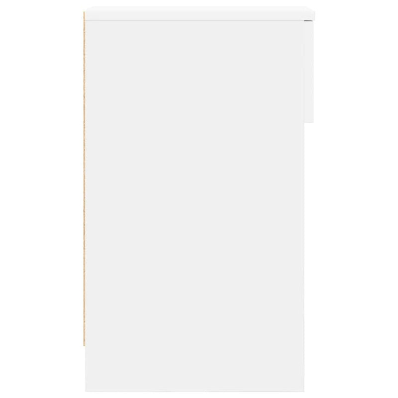 vidaXL éjjeliszekrények fiókos 2 db fehér 20 x 36 x 60 cm