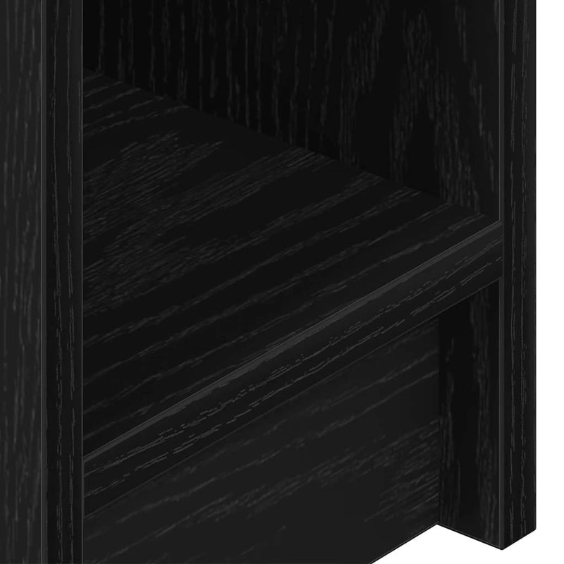 vidaXL éjjeliszekrény fiókkal fekete tölgy 20 x 36 x 60 cm