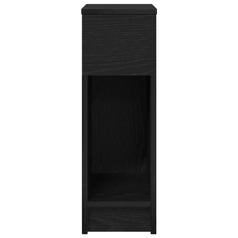 vidaXL éjjeliszekrények fiókos 2 db fekete tölgy 20 x 36 x 60 cm