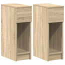 vidaXL éjjeliszekrények fiókkal 2 db sonoma tölgy 20 x 36 x 60 cm