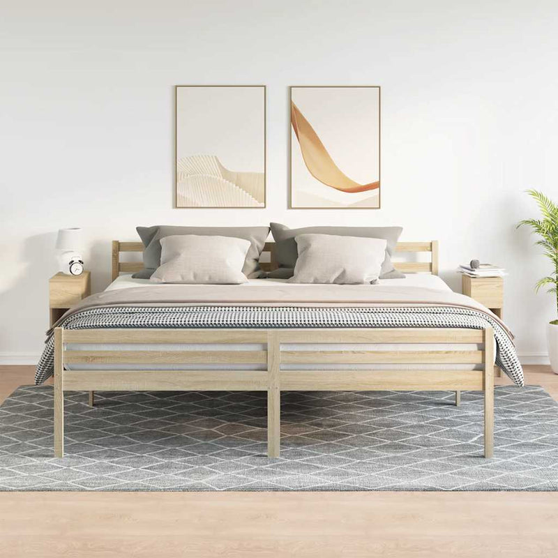 vidaXL éjjeliszekrények fiókkal 2 db sonoma tölgy 20 x 36 x 60 cm