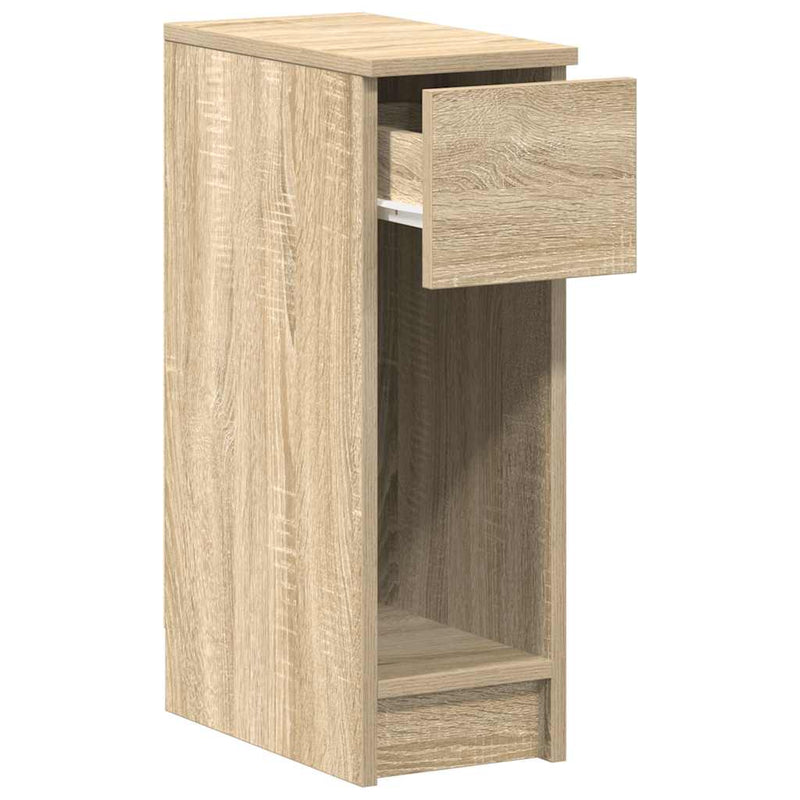 vidaXL éjjeliszekrények fiókkal 2 db sonoma tölgy 20 x 36 x 60 cm