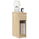 vidaXL éjjeliszekrények fiókkal 2 db sonoma tölgy 20 x 36 x 60 cm